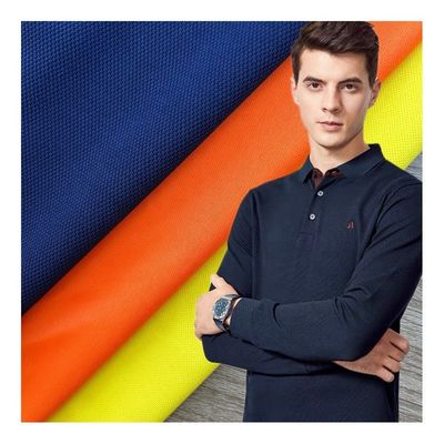 Garment Materials Polyester Pique Fabric For Polo Dresses Making