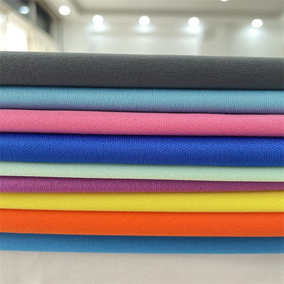 Moisture Wicking Jersey Fabric for Outdoor Activities Tricot Knit Fabric 100% Polyester